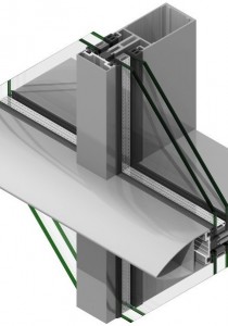 Aluminium Curtain wall profiles ,aluminium extrusion for facades and curtain wall systems
